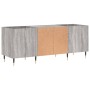 Mueble para discos madera contrachapada gris sonoma 121x38x48cm de vidaXL, Almacenamiento para CD y DVD - Ref: Foro24-831674,...