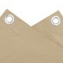 Toldo para balcón tela oxford 75x600 cm beige en Sombrillas | Comprar online en Foru.es