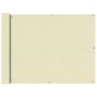 Toldo para balcón tela oxford 90x400 cm crema en Sombrillas | Comprar online en Foru.es