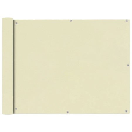 Toldo para balcón tela oxford 90x400 cm crema en Sombrillas | Comprar online en Foru.es