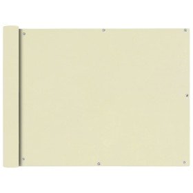 Toldo para balcón tela oxford 90x600 cm crema en Sombrillas | Comprar online en Foru.es