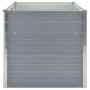 Jardinera elevada 160x80x77 cm acero galvanizado gris en Macetas y jardineras | Comprar online en Foru.es