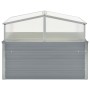 Invernadero 100x100x85 cm acero galvanizado gris en Macetas y jardineras | Comprar online en Foru.es