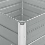 Jardinera elevada 100x100x77 cm acero galvanizado gris en Macetas y jardineras | Comprar online en Foru.es