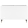 Mueble para discos madera contrachapada blanco 74,5x38x48 cm de vidaXL, Almacenamiento para CD y DVD - Ref: Foro24-831716, Pr...
