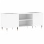 Mueble para discos madera contrachapada blanco 121x38x48 cm de vidaXL, Almacenamiento para CD y DVD - Ref: Foro24-831668, Pre...