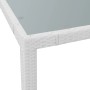 Set de comedor de jardín 5 piezas ratán sintético blanco crema en Conjuntos de jardín | Comprar online en Foru.es