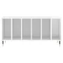 Glänzend weißer Sperrholz-Disc-Schrank 100x38x48 cm von vidaXL, CD- und DVD-Speicher - Ref: Foro24-831742, Preis: 77,82 €, Ra...