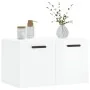 Armario pared madera contrachapada blanco brillo 60x36,5x35 cm de vidaXL, Taquillas y armarios de almacenamiento - Ref: Foro2...