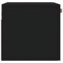 Armario de pared madera de ingeniería negro 60x36,5x35 cm de vidaXL, Taquillas y armarios de almacenamiento - Ref: Foro24-829...