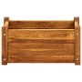 Arriate de madera de acacia 50x25x25 cm en Macetas y jardineras | Comprar online en Foru.es
