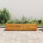 Arriate de madera de acacia 100x30x25 cm en Macetas y jardineras | Comprar online en Foru.es
