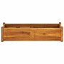 Arriate de madera de acacia 100x30x25 cm en Macetas y jardineras | Comprar online en Foru.es