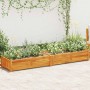 Arriate de madera de acacia 200x50x25 cm en Macetas y jardineras | Comprar online en Foru.es