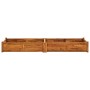 Arriate de madera de acacia 200x50x25 cm en Macetas y jardineras | Comprar online en Foru.es