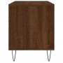 Mueble discos madera contrachapada roble marrón 100x38x48 cm de vidaXL, Almacenamiento para CD y DVD - Ref: Foro24-831755, Pr...