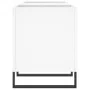 Plywood white record storage unit 121x38x48 cm by vidaXL, CD and DVD storage - Ref: Foro24-831684, Price: 82,74 €, Discount: %