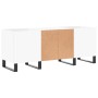 Mueble para discos madera contrachapada blanco 121x38x48 cm de vidaXL, Almacenamiento para CD y DVD - Ref: Foro24-831684, Pre...