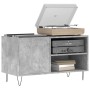 Mueble de discos madera de ingeniería gris hormigón 85x38x48 cm de vidaXL, Almacenamiento para CD y DVD - Ref: Foro24-831704,...