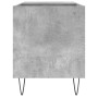 Mueble de discos madera de ingeniería gris hormigón 85x38x48 cm de vidaXL, Almacenamiento para CD y DVD - Ref: Foro24-831704,...