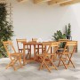 Mesa de jardín madera maciza de acacia 130x90x72 cm en Mesas de jardín | Comprar online en Foru.es
