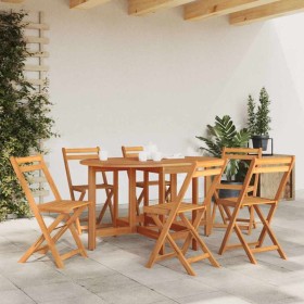 Mesa de jardín madera maciza de acacia 130x90x72 cm en Mesas de jardín | Comprar online en Foru.es