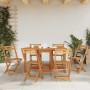 Mesa de jardín madera maciza de acacia 130x90x72 cm en Mesas de jardín | Comprar online en Foru.es