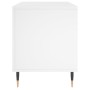 Mueble para discos madera contrachapada blanco 100x38x48 cm de vidaXL, Almacenamiento para CD y DVD - Ref: Foro24-831740, Pre...