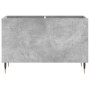 Mueble discos madera contrachapada gris hormigón 74,5x38x48 cm de vidaXL, Almacenamiento para CD y DVD - Ref: Foro24-831720, ...