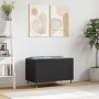 Mueble para discos madera contrachapada negro 74,5x38x48 cm de vidaXL, Almacenamiento para CD y DVD - Ref: Foro24-831717, Pre...
