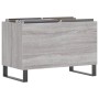 Mueble discos madera contrachapada gris sonoma 74,5x38x48 cm de vidaXL, Almacenamiento para CD y DVD - Ref: Foro24-831738, Pr...