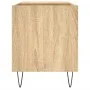 Sonoma Eiche Holzwerkstoff Scheibenmöbel 85x38x48 cm von vidaXL, CD- und DVD-Speicher - Ref: Foro24-831703, Preis: 50,70 €, R...
