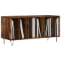 Mueble discos madera contrachapada roble ahumado 100x38x48 cm de vidaXL, Almacenamiento para CD y DVD - Ref: Foro24-831753, P...