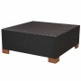 Muebles de jardín y cojines 7 piezas ratán sintético negro en Conjuntos de jardín | Comprar online en Foru.es