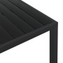 Mesa de jardín de aluminio y WPC negra 150x90x74 cm en Mesas de jardín | Comprar online en Foru.es