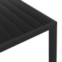 Mesa de jardín de aluminio y WPC negra 185x90x74 cm en Mesas de jardín | Comprar online en Foru.es