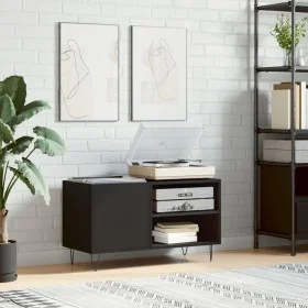 Scheibenmöbel aus Holzwerkstoff schwarz 85x38x48 cm von vidaXL, CD- und DVD-Speicher - Ref: Foro24-831701, Preis: 46,72 €, Ra...