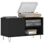 Mueble de discos madera de ingeniería negro 85x38x48 cm de vidaXL, Almacenamiento para CD y DVD - Ref: Foro24-831701, Precio:...