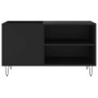 Mueble de discos madera de ingeniería negro 85x38x48 cm de vidaXL, Almacenamiento para CD y DVD - Ref: Foro24-831701, Precio:...