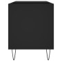 Mueble de discos madera de ingeniería negro 85x38x48 cm de vidaXL, Almacenamiento para CD y DVD - Ref: Foro24-831701, Precio:...