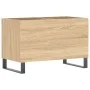 Scheibenschrank aus Sonoma-Eichensperrholz, 74,5 x 38 x 48 cm von vidaXL, CD- und DVD-Speicher - Ref: Foro24-831735, Preis: 4...