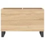 Scheibenschrank aus Sonoma-Eichensperrholz, 74,5 x 38 x 48 cm von vidaXL, CD- und DVD-Speicher - Ref: Foro24-831735, Preis: 4...