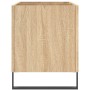 Mueble discos madera contrachapada roble Sonoma 74,5x38x48 cm de vidaXL, Almacenamiento para CD y DVD - Ref: Foro24-831735, P...