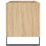 Scheibenschrank aus Sonoma-Eichensperrholz, 74,5 x 38 x 48 cm von vidaXL, CD- und DVD-Speicher - Ref: Foro24-831735, Preis: 4...
