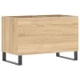 Scheibenschrank aus Sonoma-Eichensperrholz, 74,5 x 38 x 48 cm von vidaXL, CD- und DVD-Speicher - Ref: Foro24-831735, Preis: 4...