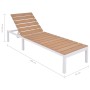 Set de muebles de jardín 5 piezas y cojines aluminio y WPC en Conjuntos de jardín | Comprar online en Foru.es