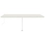 Toldo de pie automático crema 600x300 cm en Toldos | Comprar online en Foru.es