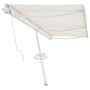 Toldo de pie automático crema 600x300 cm en Toldos | Comprar online en Foru.es