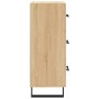 Aparador madera contrachapada color roble Sonoma 34,5x34x90 cm de vidaXL, Aparadores - Ref: Foro24-828631, Precio: 97,84 €, D...