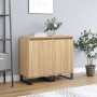 Aparadores 2 uds madera de ingeniería roble Sonoma 40x35x70 cm de vidaXL, Aparadores - Ref: Foro24-831075, Precio: 80,85 €, D...